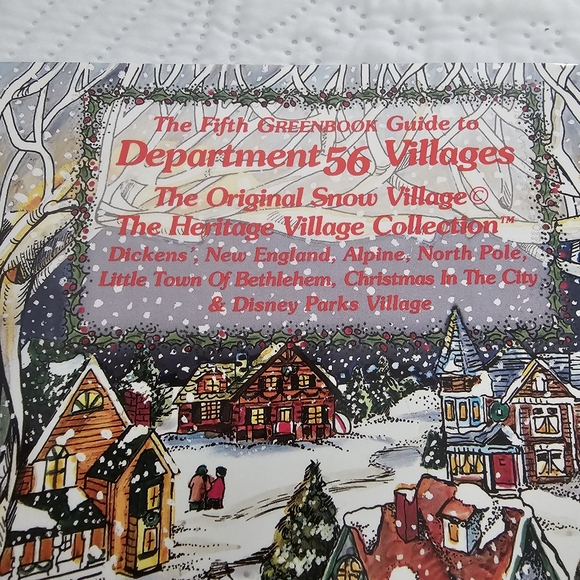 The Fifth Greenbook Guide to Department 56 Villages Vintage 1995 with Wishlists - Picture 3 of 16